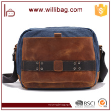 China fábrica de alta qualidade lona Vatange Messenger Bags homem